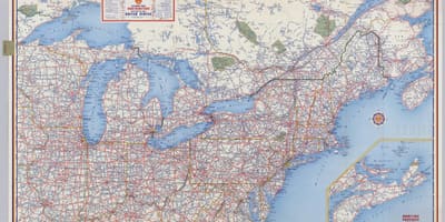 "Дорожная карта" северо-восток США